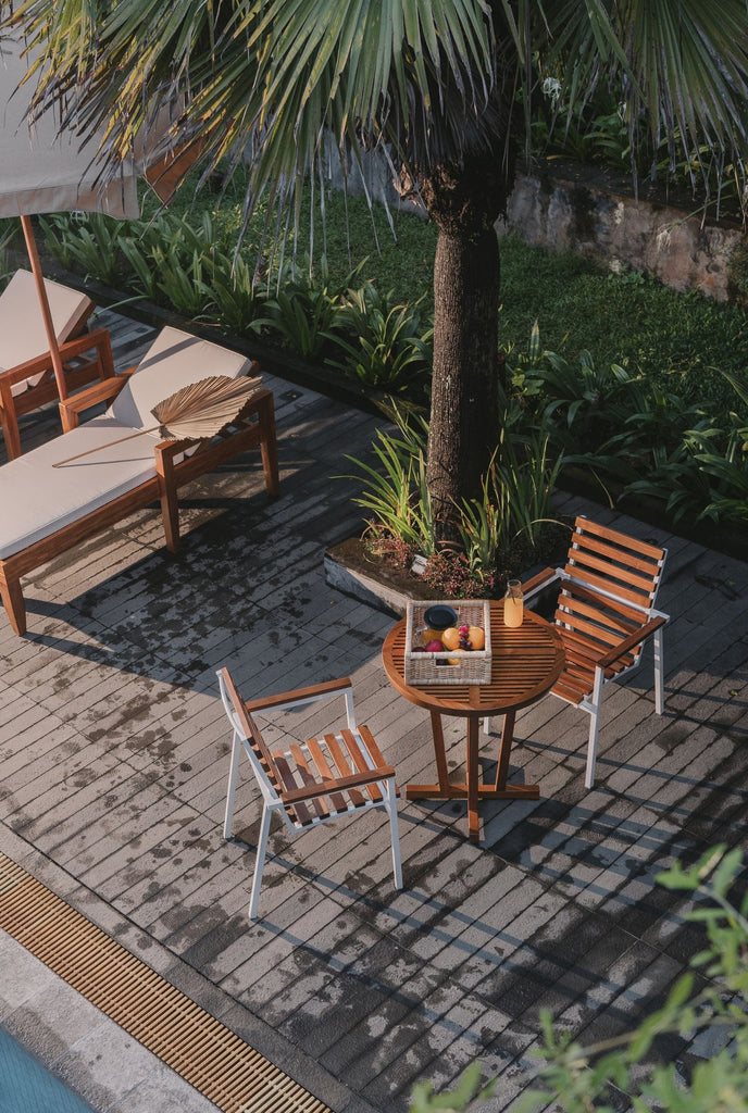 Sahani Outdoor Deck Chair | Teak Armchair Bothwell Furniture 