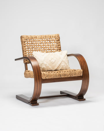Release of 2023 - French Modernist Armchair | Brunette Armchair Larkwood Furniture 