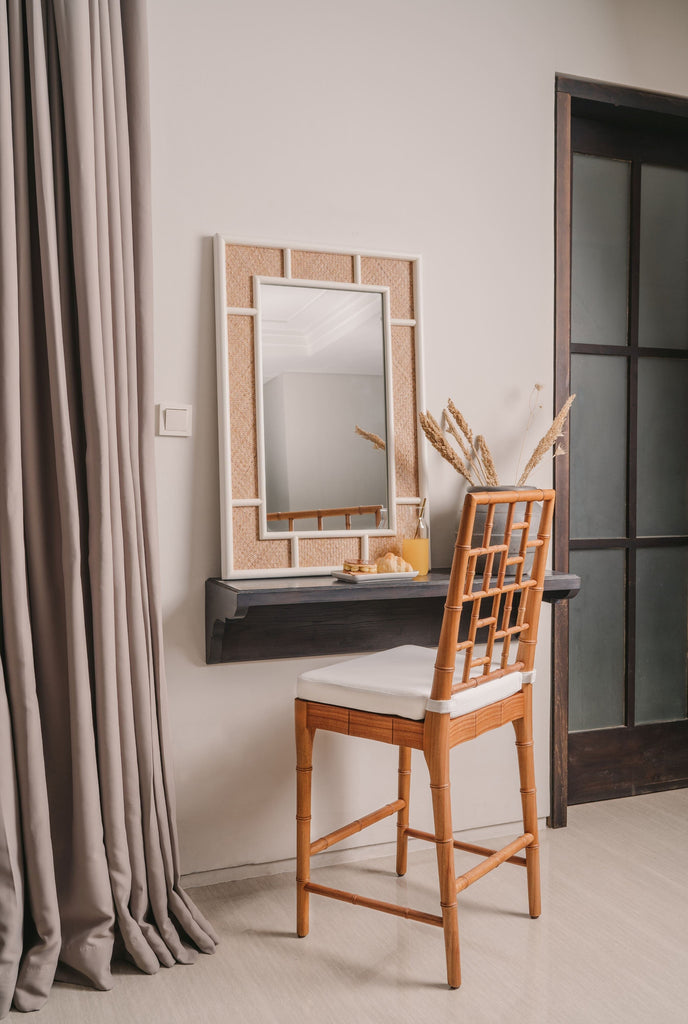 Hampton Mirror | Rattan Woven Mirror Bothwell Furniture 
